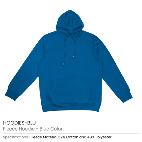 Hoodies Navy Blue With Logo